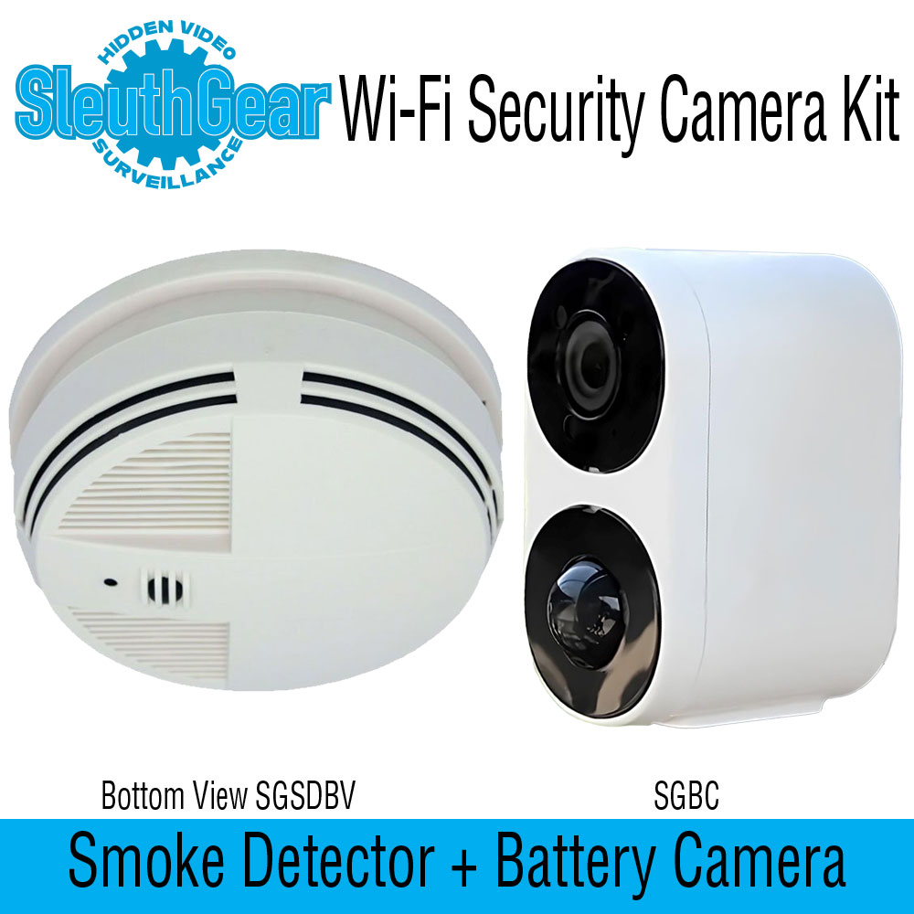 SG1000BV Smoke Detector Camera and Battery Camera