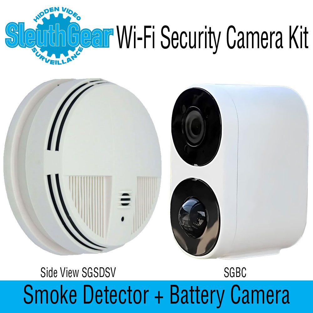 SG1000SV Smoke Detector and Security Camera