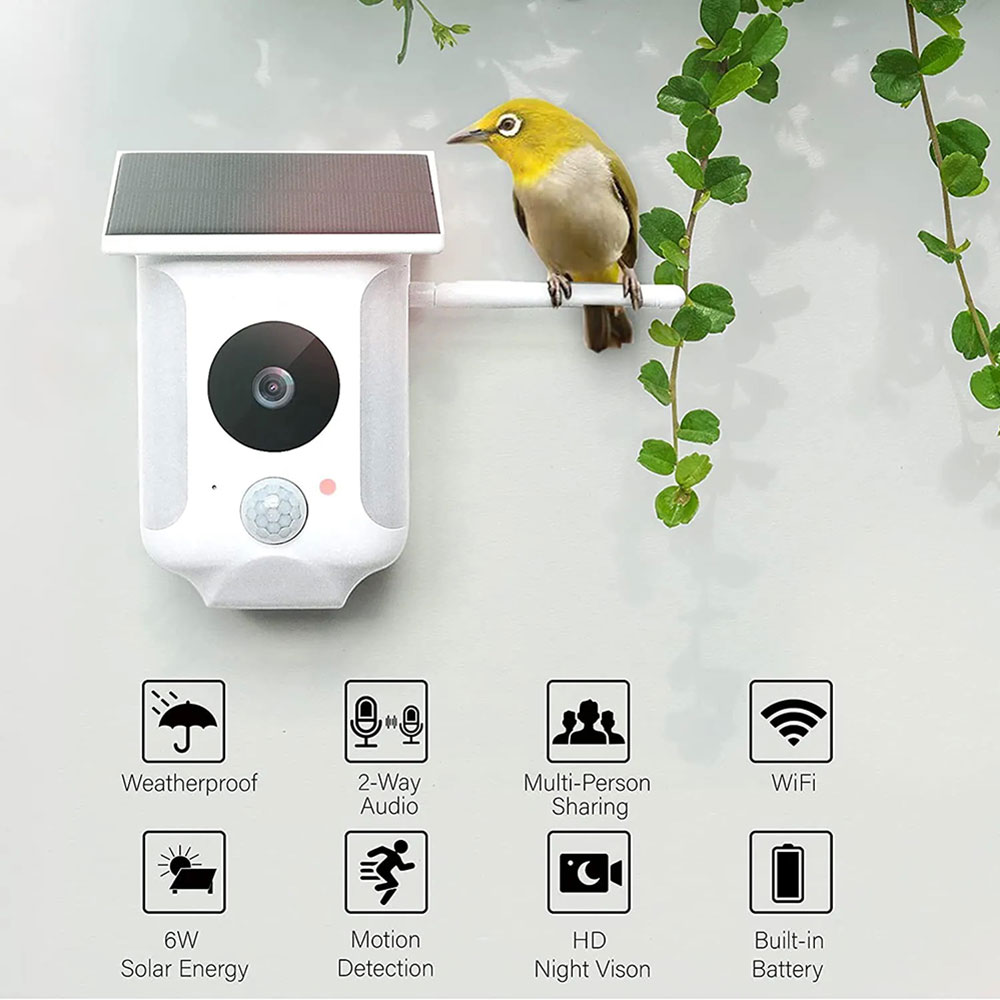 SG Home Low Power Solar Floodlight Camera
