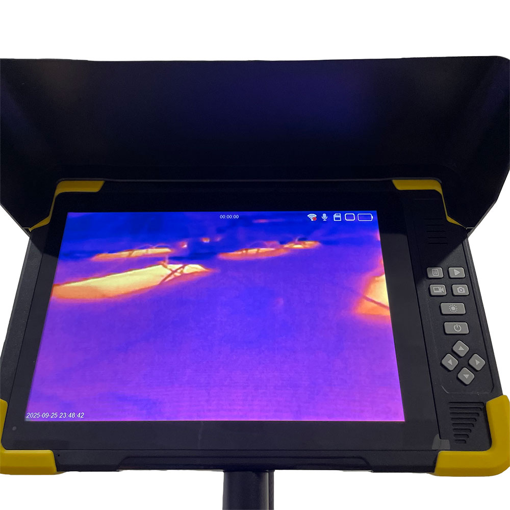 4K Thermal Pole Camera with Pan Tilt Zoom