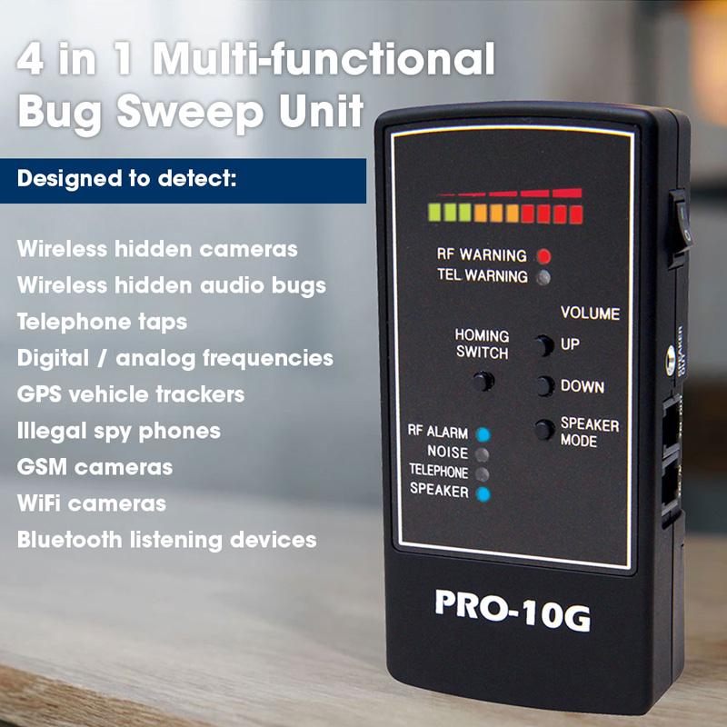 PRO-10G Cell Phone and GPS Bug Detector