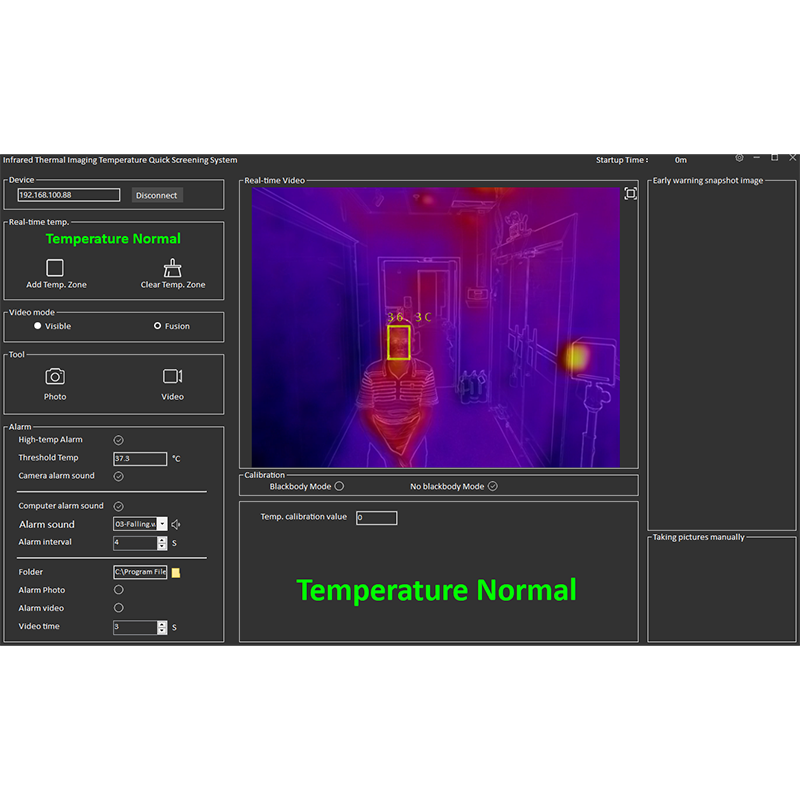 30 Person Thermal Image Body Temp Camera